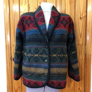 Small Vintage Wool Woolrich Blanket Jacket Multi-colored